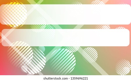 Blur Pastel ColorGradient Background with Line, Circle. For Cover Page, Poster, Banner Of Websites. Vector Illustration