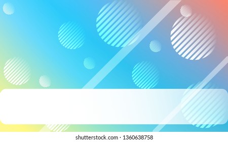 Blur Pastel ColorGradient Background with Line, Circle. For Your Graphic Wallpaper, Cover Book, Banner. Vector Illustration