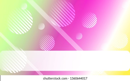 Blur Pastel ColorGradient Background with Line, Circle. For Your Graphic Wallpaper, Cover Book, Banner. Vector Illustration