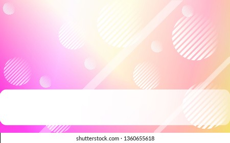 Blur Pastel ColorGradient Background with Line, Circle. For Cover Page, Poster, Banner Of Websites. Vector Illustration