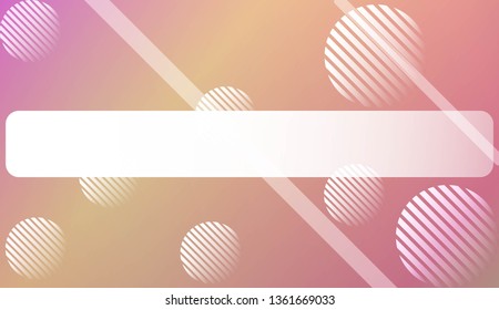 Blur Pastel ColorGradient Background with Line, Circle. For Your Graphic Design, Banner. Vector Illustration