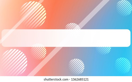 Blur Pastel ColorGradient Background with Line, Circle. For Your Graphic Wallpaper, Cover Book, Banner. Vector Illustration