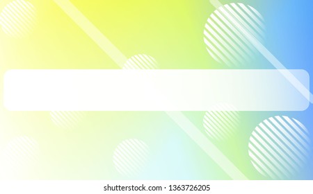 Blur Pastel ColorGradient Background with Line, Circle. For Cover Page, Poster, Banner Of Websites. Vector Illustration