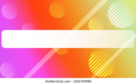 Blur Pastel ColorGradient Background with Line, Circle. For Screen Cell Phone. Vector Illustration