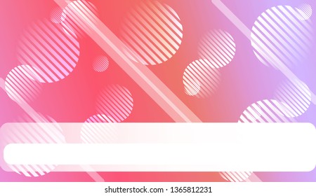 Blur Pastel ColorGradient Background with Line, Circle. For Screen Cell Phone. Vector Illustration