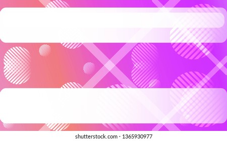 Blur Pastel ColorGradient Background with Line, Circle. For Screen Cell Phone. Vector Illustration