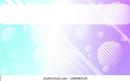 Blur Pastel ColorGradient Background with Line, Circle. For Screen Cell Phone. Vector Illustration