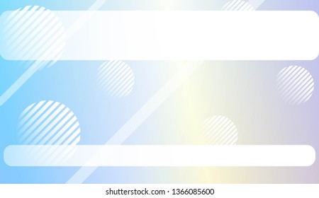 Blur Pastel ColorGradient Background with Line, Circle. For Screen Cell Phone. Vector Illustration