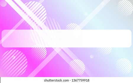 Blur Pastel ColorGradient Background with Line, Circle. For Screen Cell Phone. Vector Illustration