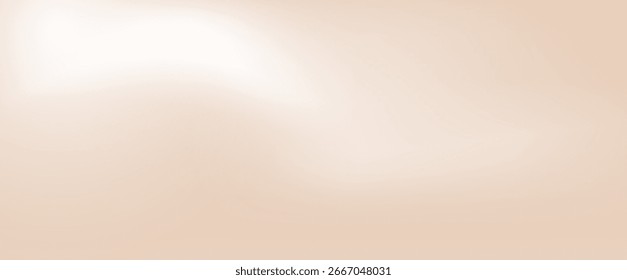 Desfoque gradiente rosa pêssego. Gradação calma nude fundo de cor. Fundo neutro abstrato. Ilustração de capa delicada de vetor. Papel de parede de luz mínima Pastel.