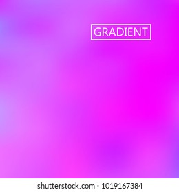 Blur pink blue iridescent holographic background. Foil rainbow texture. Abstract soft pastel colors backdrop. Trendy creative vector cosmic gradient. Vibrant print illustration. Creative neon.