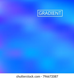 Blur pink blue iridescent holographic background. Foil rainbow texture. Abstract soft pastel colors backdrop. Trendy creative vector cosmic gradient. Vibrant print illustration. Creative neon.