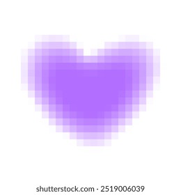 blur purple heart shape pink on white for valentine background