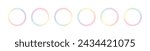 Blur Radial gradient background, swirling with rainbow color spectrum in a circle. Vibrant design colorful swirls. Flat vector illustration isolated on white background.