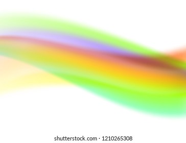 Blur rainbow gradient background of bright glow perspective with lighting wavy lines with space place for your text. Graphic image template. Abstract vector Illustration eps 10 for business brochure