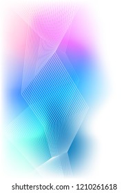 Blur rainbow gradient background of fantasy multiple colored with space place for your text. Graphic image template. Abstract vector Illustration eps 10 for your business brochure