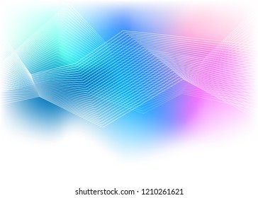 Blur rainbow gradient background of fantasy multiple colored with space place for your text. Graphic image template. Abstract vector Illustration eps 10 for your business brochure