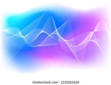 Blur rainbow gradient background of fantasy multiple colored with space place for your text. Graphic image template. Abstract vector Illustration eps 10 for your business brochure