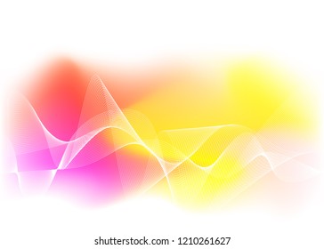 Blur rainbow gradient background of fantasy multiple colored with space place for your text. Graphic image template. Abstract vector Illustration eps 10 for your business brochure