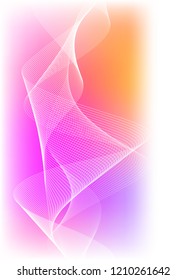 Blur rainbow gradient background of fantasy multiple colored with space place for your text. Graphic image template. Abstract vector Illustration eps 10 for your business brochure