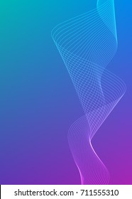 Blur rainbow gradient background of fantasy multiple colored with space place for your text. Graphic image template. Abstract vector Illustration eps 10 for your business brochure