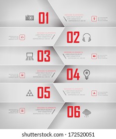 Blur, shadows background, options banner. Vector illustration. can be used for , diagram, number options, step up options, web template, infographics.