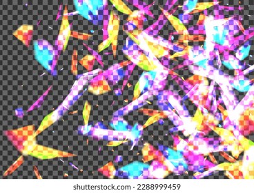 Blur Shimmer Background Transparent Vector. Confetti Romance Design. Shine Soft Wallpaper. Bright Party. Bokeh Happy Card.