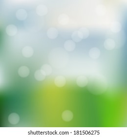 Blur spring floral background