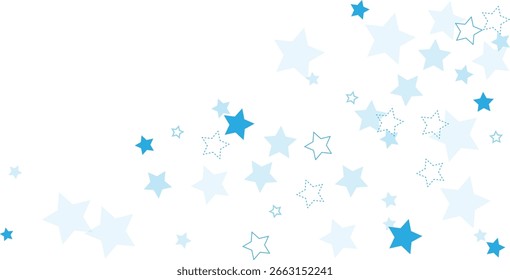 Plano de fundo da faixa larga do padrão de estrela de desfoque
