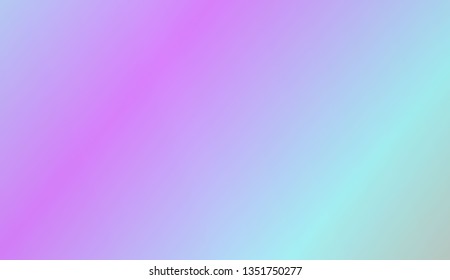 Blur Sweet Dreamy Gradient Color Background. For Brochure, Banner, Wallpaper, Mobile Screen. Vector Illustration