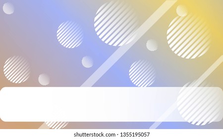 Blur Sweet Dreamy Gradient Color Background with Line, Circle. For Your Graphic Invitation Card, Poster, Brochure. Vector Illustration