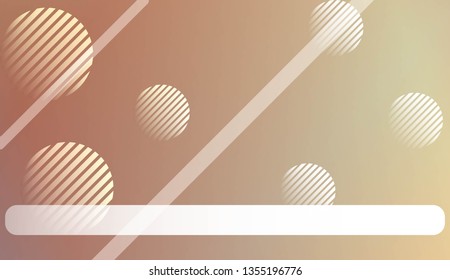 Blur Sweet Dreamy Gradient Color Background with Line, Circle. For Ad, Presentation, Card. Vector Illustration
