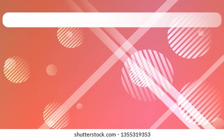Blur Sweet Dreamy Gradient Color Background with Line, Circle. For Abstract Modern Screen Design For Mobile App. Vector Illustration