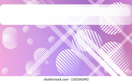 Blur Sweet Dreamy Gradient Color Background with Line, Circle. For Abstract Modern Screen Design For Mobile App. Vector Illustration