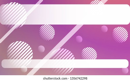 Blur Sweet Dreamy Gradient Color Background with Line, Circle. For Abstract Modern Screen Design For Mobile App. Vector Illustration