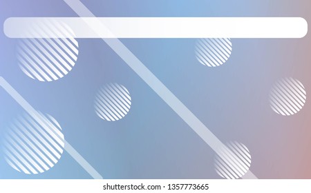 Blur Sweet Dreamy Gradient Color Background with Line, Circle. For Abstract Modern Screen Design For Mobile App. Vector Illustration
