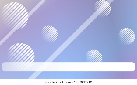 Blur Sweet Dreamy Gradient Color Background with Line, Circle. For Your Graphic Invitation Card, Poster, Brochure. Vector Illustration