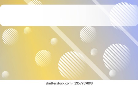 Blur Sweet Dreamy Gradient Color Background with Line, Circle. For Your Graphic Invitation Card, Poster, Brochure. Vector Illustration