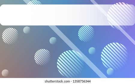 Blur Sweet Dreamy Gradient Color Background with Line, Circle. For Ad, Presentation, Card. Vector Illustration