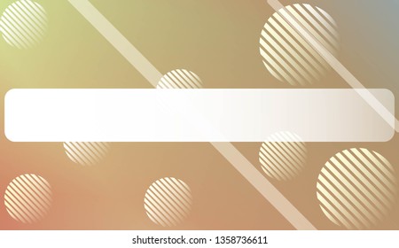 Blur Sweet Dreamy Gradient Color Background with Line, Circle. For Ad, Presentation, Card. Vector Illustration