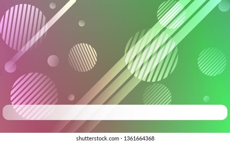 Blur Sweet Dreamy Gradient Color Background with Line, Circle. For Abstract Modern Screen Design For Mobile App. Vector Illustration