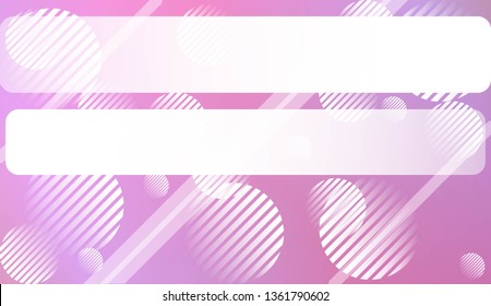 Blur Sweet Dreamy Gradient Color Background with Line, Circle. For Abstract Modern Screen Design For Mobile App. Vector Illustration