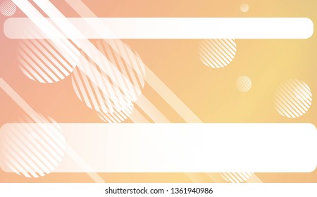 Blur Sweet Dreamy Gradient Color Background with Line, Circle. For Abstract Modern Screen Design For Mobile App. Vector Illustration