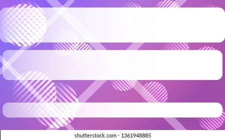 Blur Sweet Dreamy Gradient Color Background with Line, Circle. For Abstract Modern Screen Design For Mobile App. Vector Illustration