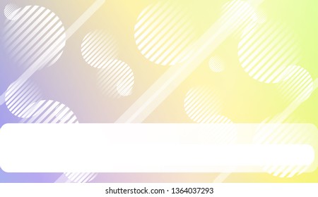 Blur Sweet Dreamy Gradient Color Background with Line, Circle. For Your Graphic Invitation Card, Poster, Brochure. Vector Illustration