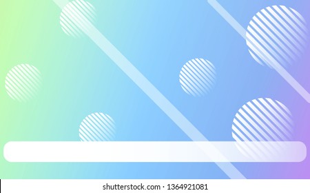 Blur Sweet Dreamy Gradient Color Background with Line, Circle. For Abstract Modern Screen Design For Mobile App. Vector Illustration.