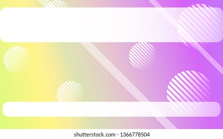 Blur Sweet Dreamy Gradient Color Background with Line, Circle. For Abstract Modern Screen Design For Mobile App. Vector Illustration.