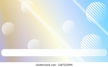 Blur Sweet Dreamy Gradient Color Background with Line, Circle. For Abstract Modern Screen Design For Mobile App. Vector Illustration.