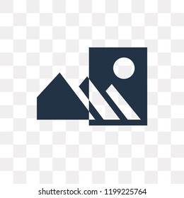 Blur vector icon isolated on transparent background, Blur transparency concept can be used web and mobile