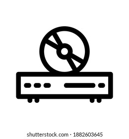 bluray icon or logo isolated sign symbol vector illustration - high quality black style vector icons
